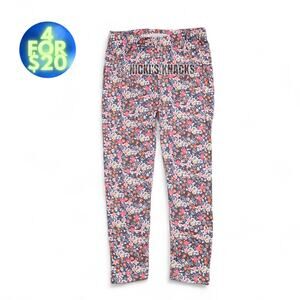 Sunset Sky Big Kids Girls Floral Print Stretch Leggings Multicolor Size 4